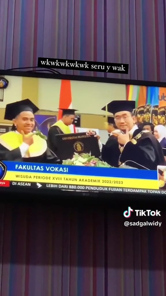 Rektor act of service © TikTok