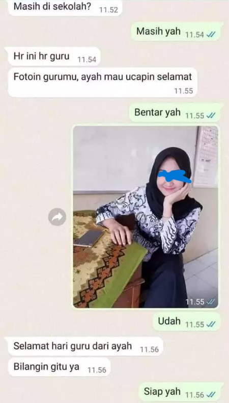 Chat kocak orang tua anak bikin tepuk jidat Berbagai sumber