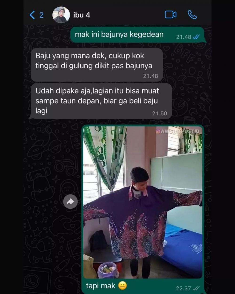 Chat kocak orang tua anak bikin tepuk jidat Berbagai sumber