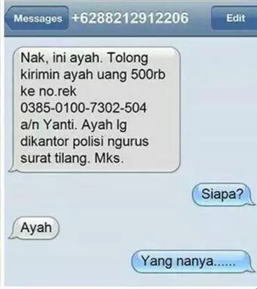 Aksi penipu online ini ketahuan modusnya Berbagai sumber