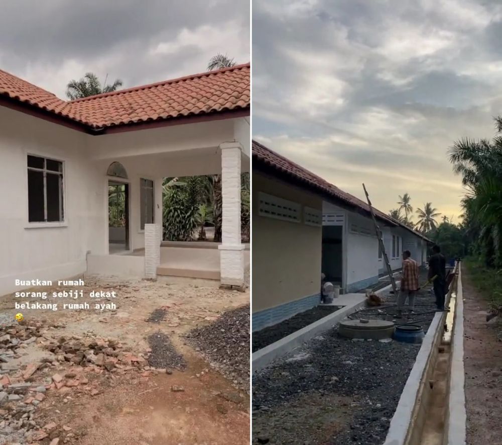 ayah bikinin rumah anak © TikTok