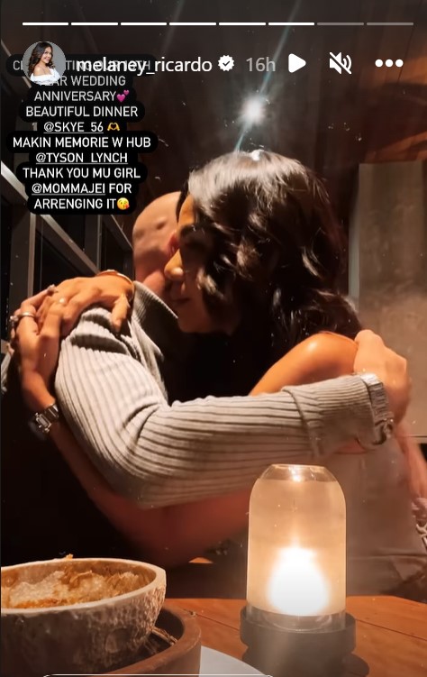 momen melaney ricardo dan suami rayakan anniversary pernikahan usai diisukan cerai © berbagai sumber