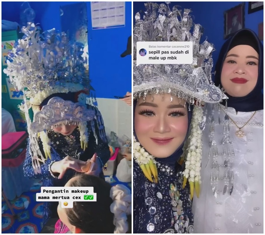 pengantin rias mertuanya © 2023 brilio.net pengantin rias mertuanya © 2023 brilio.net