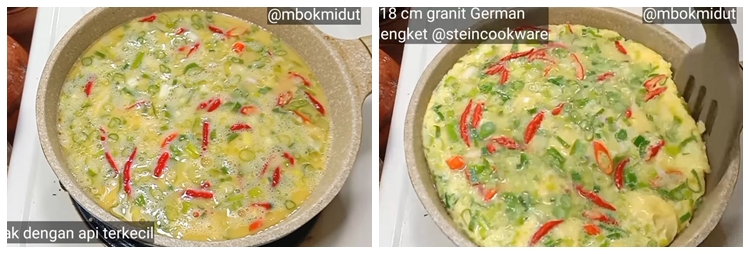 Tanpa ditambah tepung, ini trik masak telur dadar yang hasilnya tebal, lembut, dan antikempis