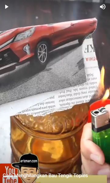 Cara mudah menghilangkan bau tengik pada toples kaca, ampuh pakai 1 bahan sederhana