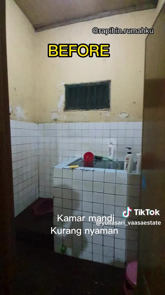 rumah jadul dirombak © TikTok