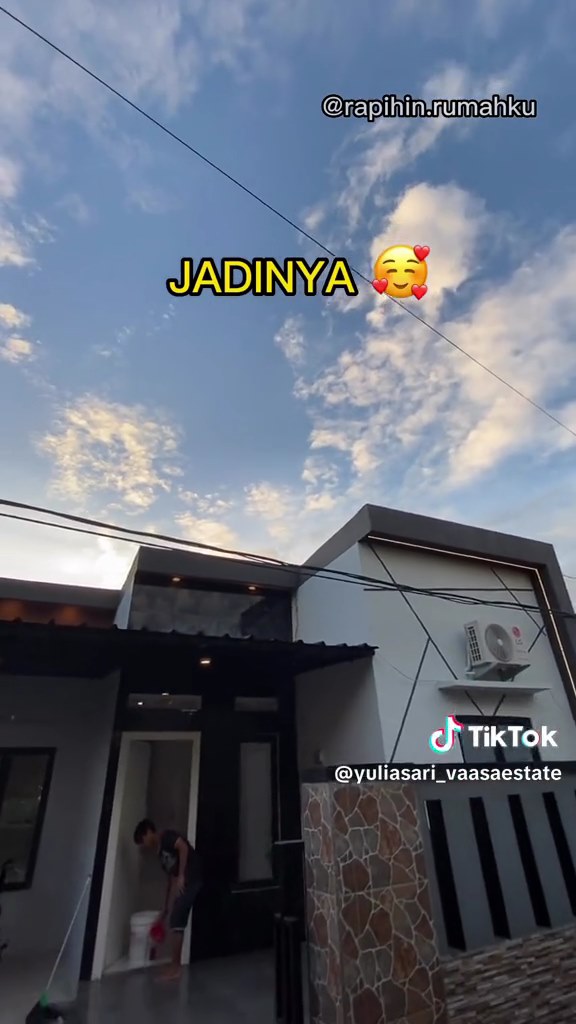rumah jadul dirombak © TikTok