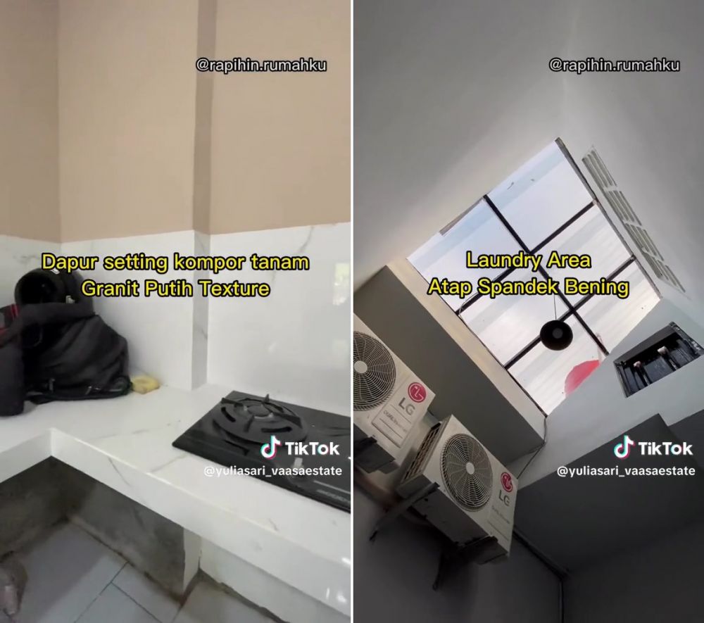 rumah jadul dirombak © TikTok