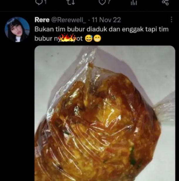 Potret kocak cara nyeleneh menyajikan bubur ayam Berbagai sumber