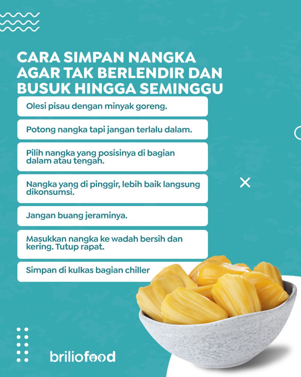 Tanpa bahan tambahan, ini cara simpan nangka agar tidak berlendir dan busuk hingga seminggu