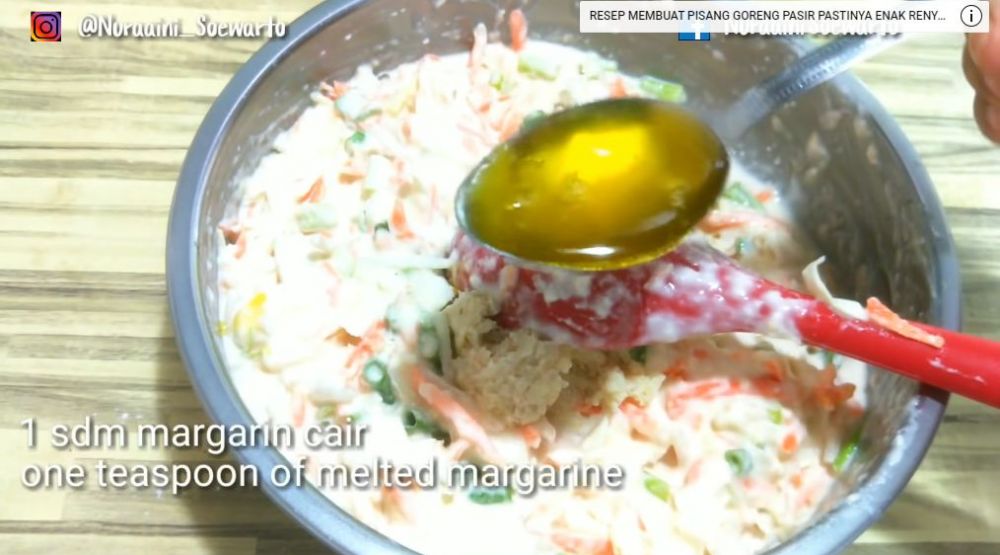 Cara membuat bakwan sayur tebal dan renyah hingga seharian tanpa baking powder, cukup tambah 1 bahan