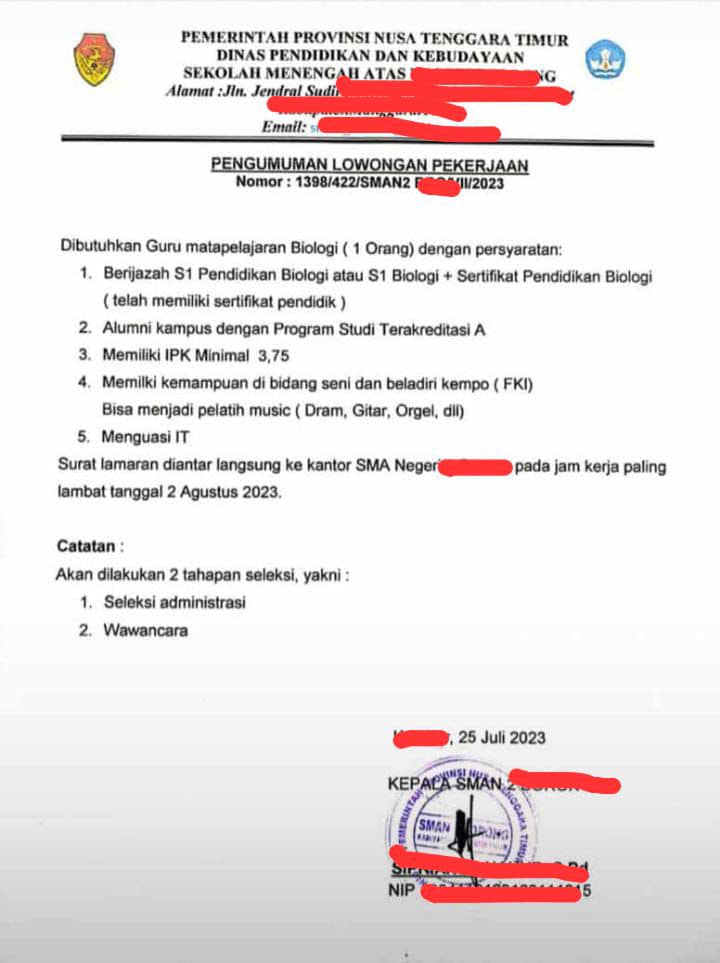 Lowongan kerja nyeleneh minta dirujak Berbagai sumber Lowongan kerja nyeleneh minta dirujak Berbagai sumber