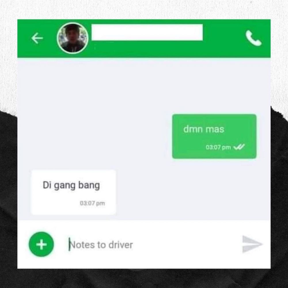 13 Chat kurir kelewat absurd Berbagai sumber