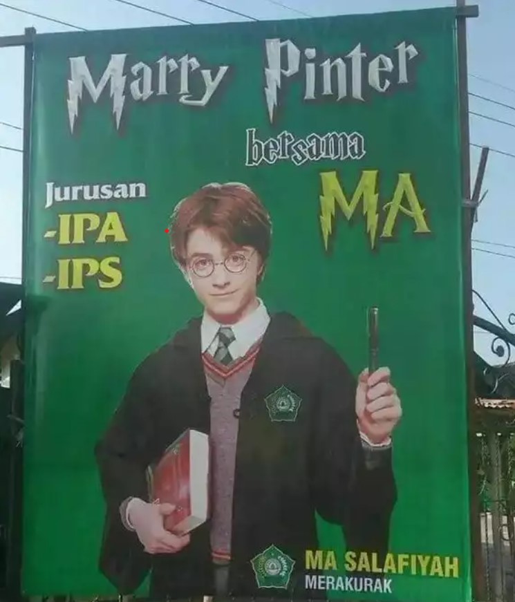 Baliho ini mau kampanye atau melawak Berbagai sumber