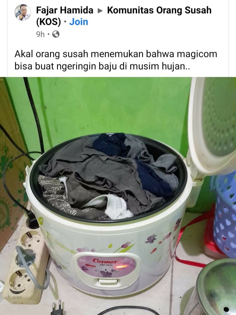 mengeringkan barang © berbagai sumber
