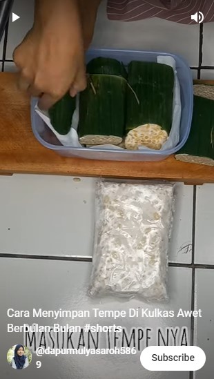 Tanpa dikukus atau diungkep dulu, ini cara jitu menyimpan tempe di kulkas agar awet 1 bulan
