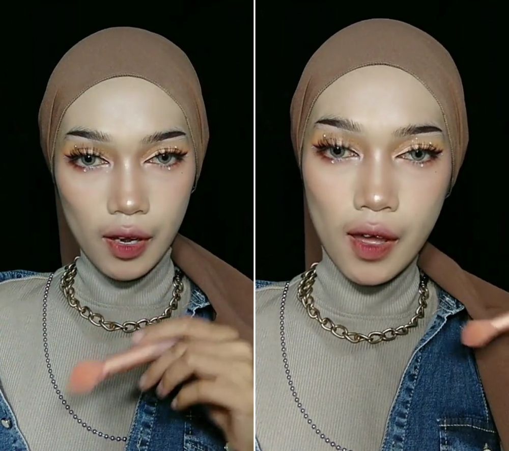 makeup transisi manglingi © TikTok