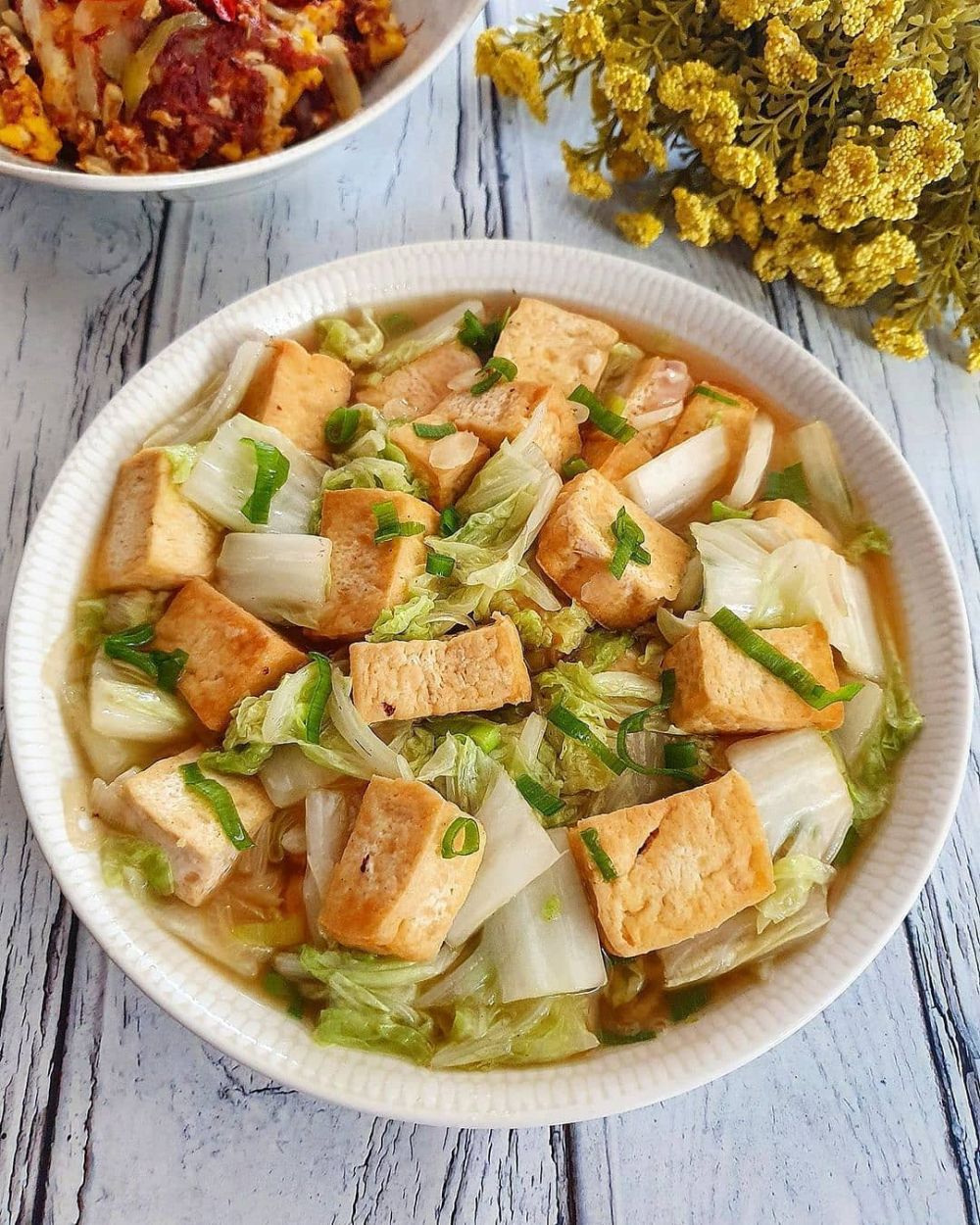 13 Resep sawi putih tahu khas rumahan, lezat dan mudah dibuat