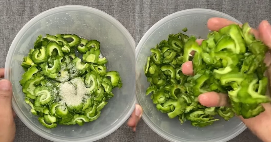 Tanpa garam, ini trik menghilangkan rasa pahit pare pakai 1 bumbu dapur