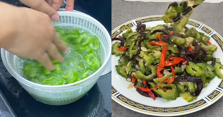 Tanpa garam, ini trik menghilangkan rasa pahit pare pakai 1 bumbu dapur