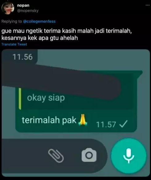 chat lucu dengan dosen ini endingnya bikin menyesal Berbagai sumber