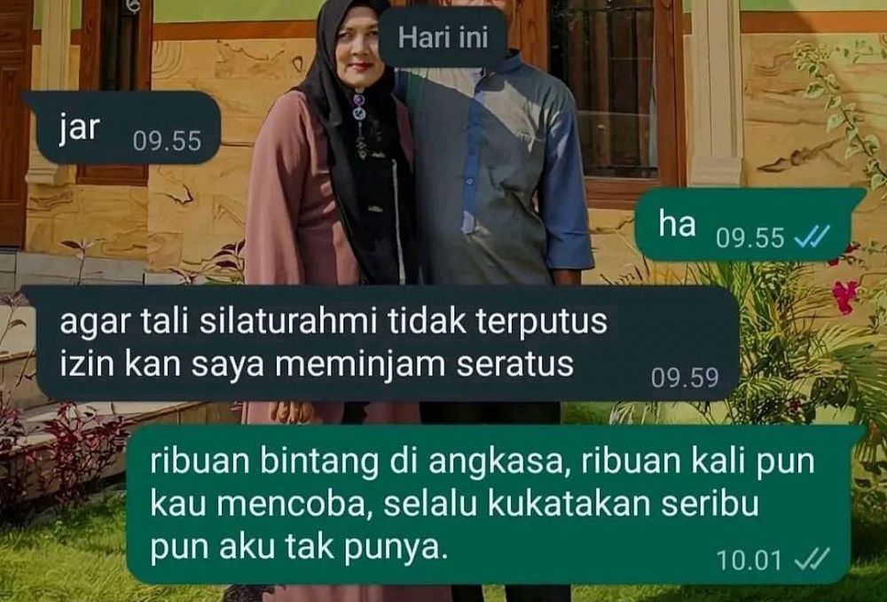 Chat dari teman nyebelin pol Berbagai sumber
