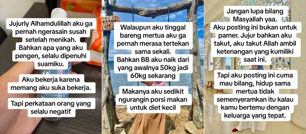 tinggal bareng mertua © TikTok