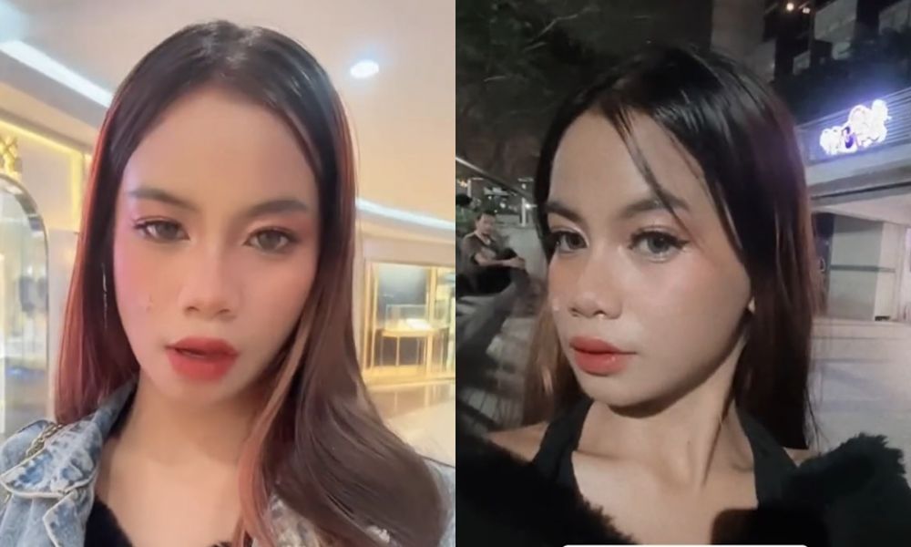trik wanita tampil full makeup di mall dengan modal Rp 0 © berbagai sumber