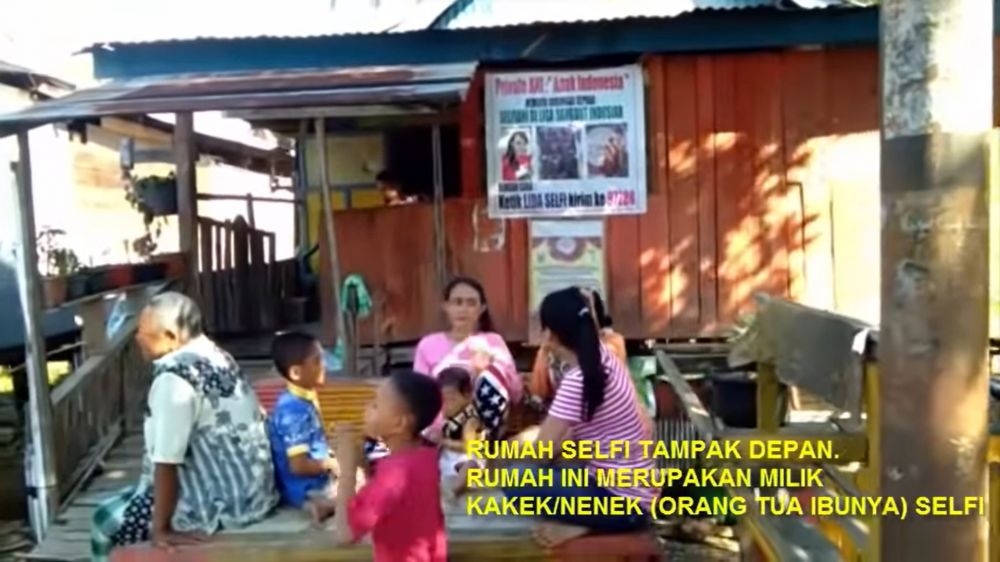rumah selfi lida dulu gubuk kayu kini mewah © berbagai sumber