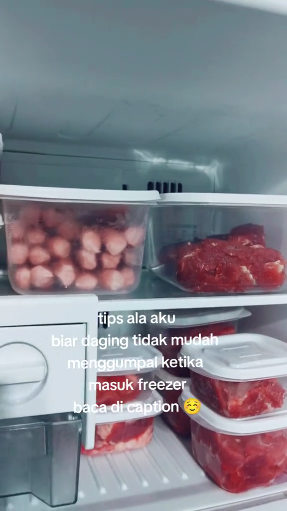 Jangan langsung disimpan freezer, ini trik agar daging tidak mudah beku dan menggumpal sampai 6 bulan