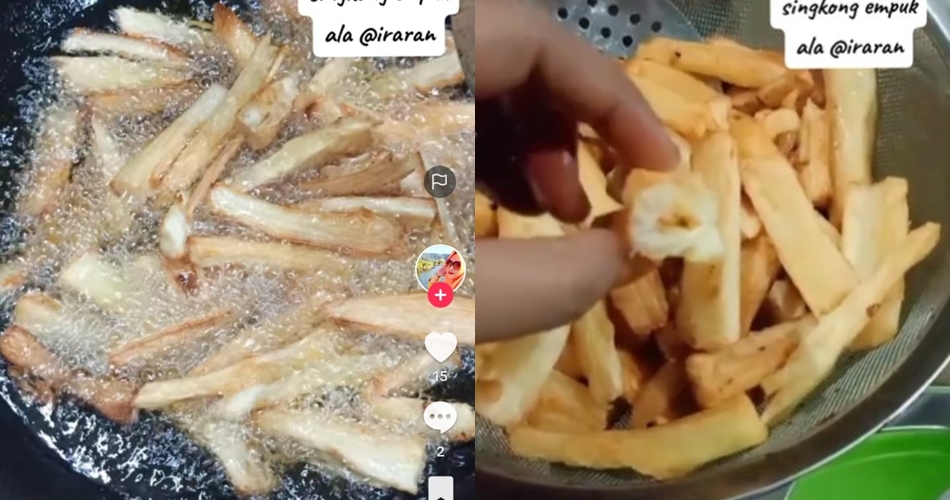 Tanpa direndam atau direbus, ini cara jitu goreng singkong agar renyah dan tak keras