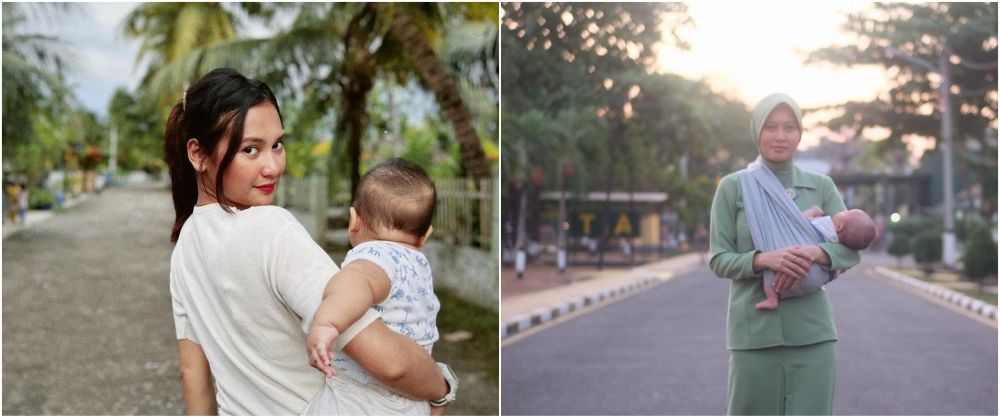 beda gaya indah dan jian batari © instagram