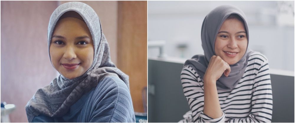 beda gaya indah dan jian batari © instagram