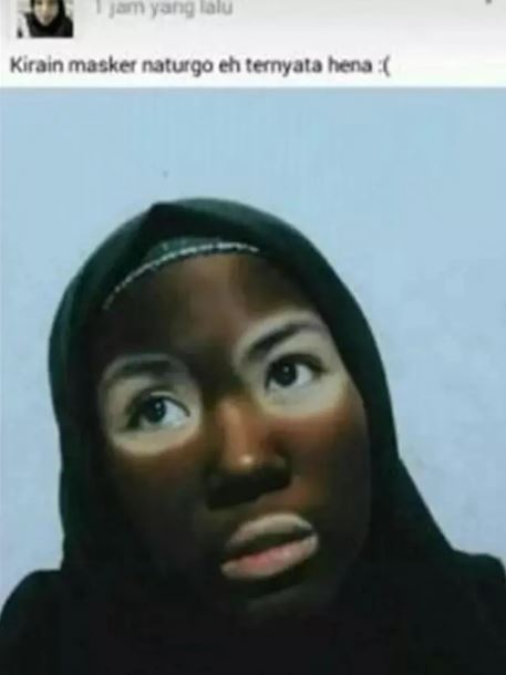 potret kocak orang pakai masker kecantikan Berbagai sumber