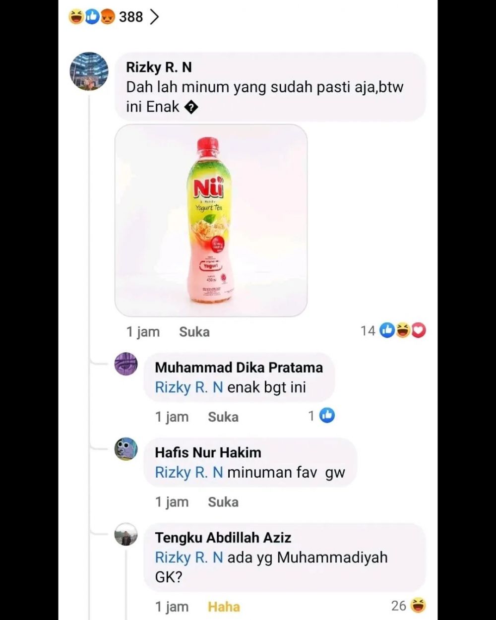 11 Komentar di Facebook bikin tepuk jidat Berbagai sumber