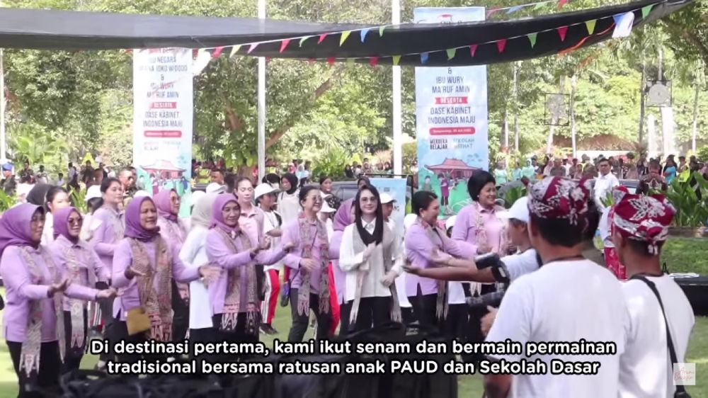 Arumi Bachsin dampingi Iriana Widodo dinas © 2023 brilio.net