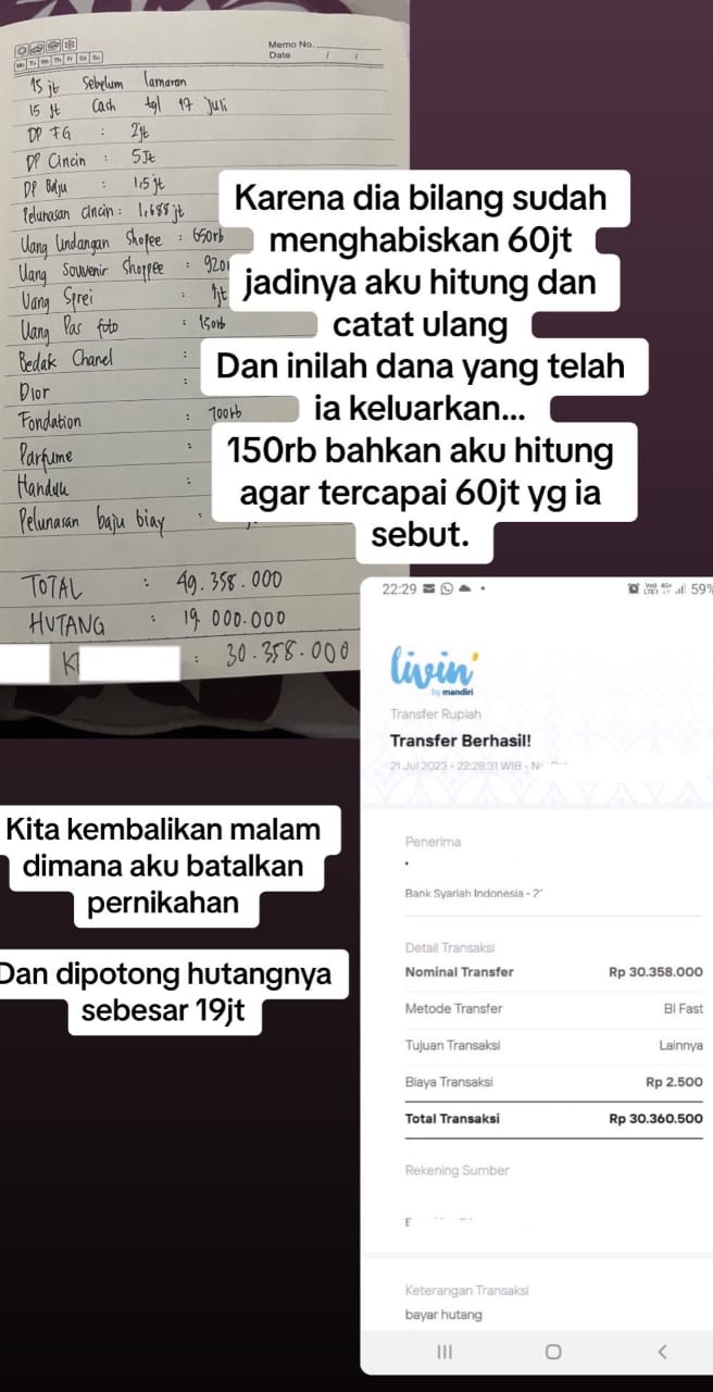 Pria kelabui keluarga pasangan  © TikTok