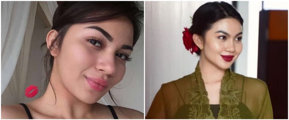 Ariel Tatum pakai dan tanpa makeup © Instagram Ariel Tatum pakai dan tanpa makeup © Instagram