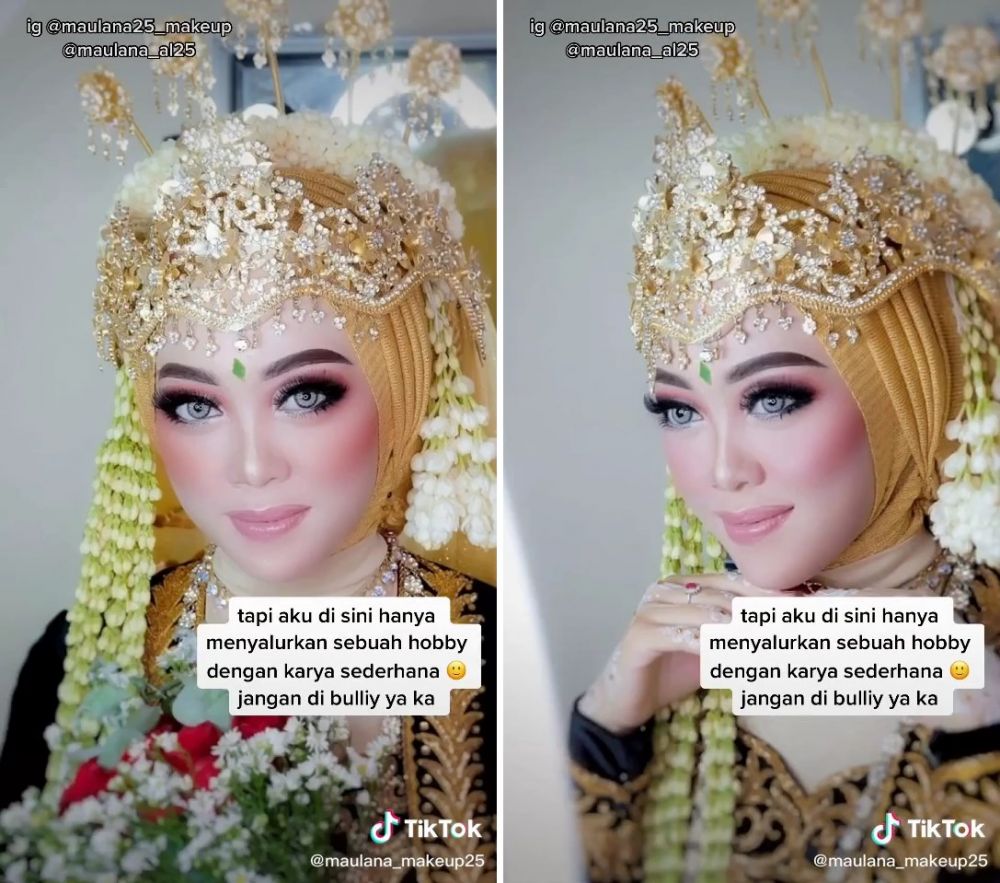 MUA cowok muda © TikTok