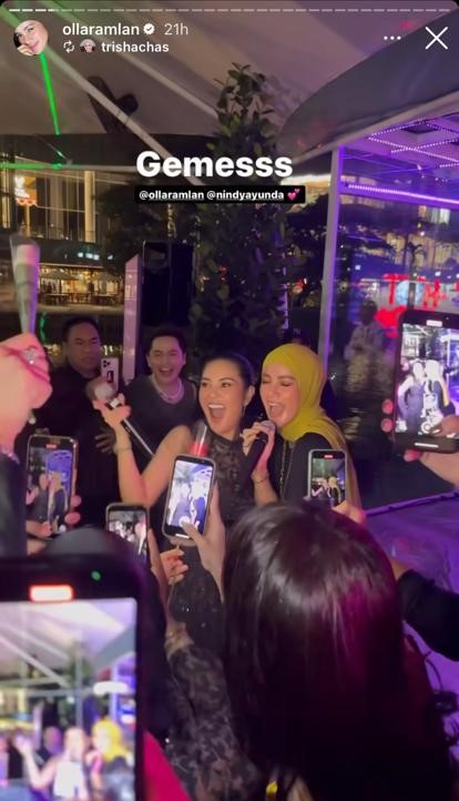  olla ramlan dan nindy ayunda kembali akur usai dua tahun musuhan © berbagai sumber