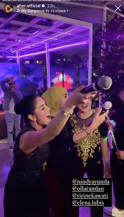  olla ramlan dan nindy ayunda kembali akur usai dua tahun musuhan © berbagai sumber