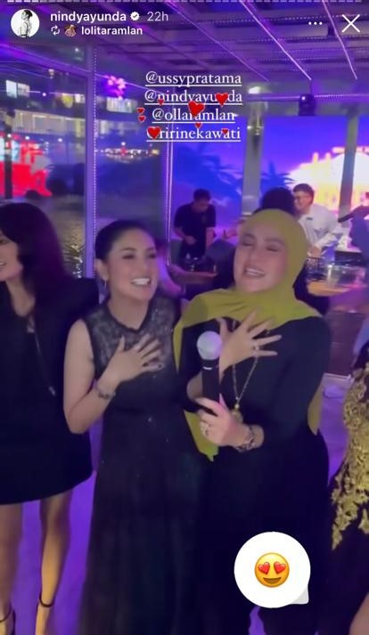 olla ramlan dan nindy ayunda kembali akur usai dua tahun musuhan © berbagai sumber