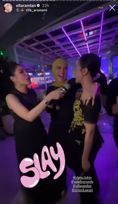  olla ramlan dan nindy ayunda kembali akur usai dua tahun musuhan © berbagai sumber