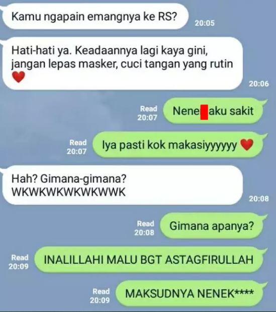 chat lucu tanya kabar ini berakhir nyeleneh karena typo Berbagai sumber