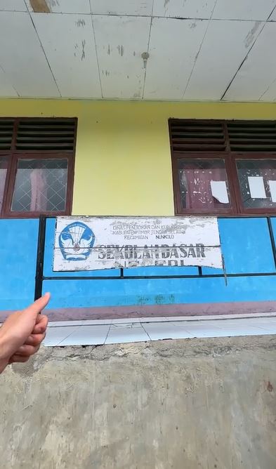 sekolah SD dengan view indah TikTok