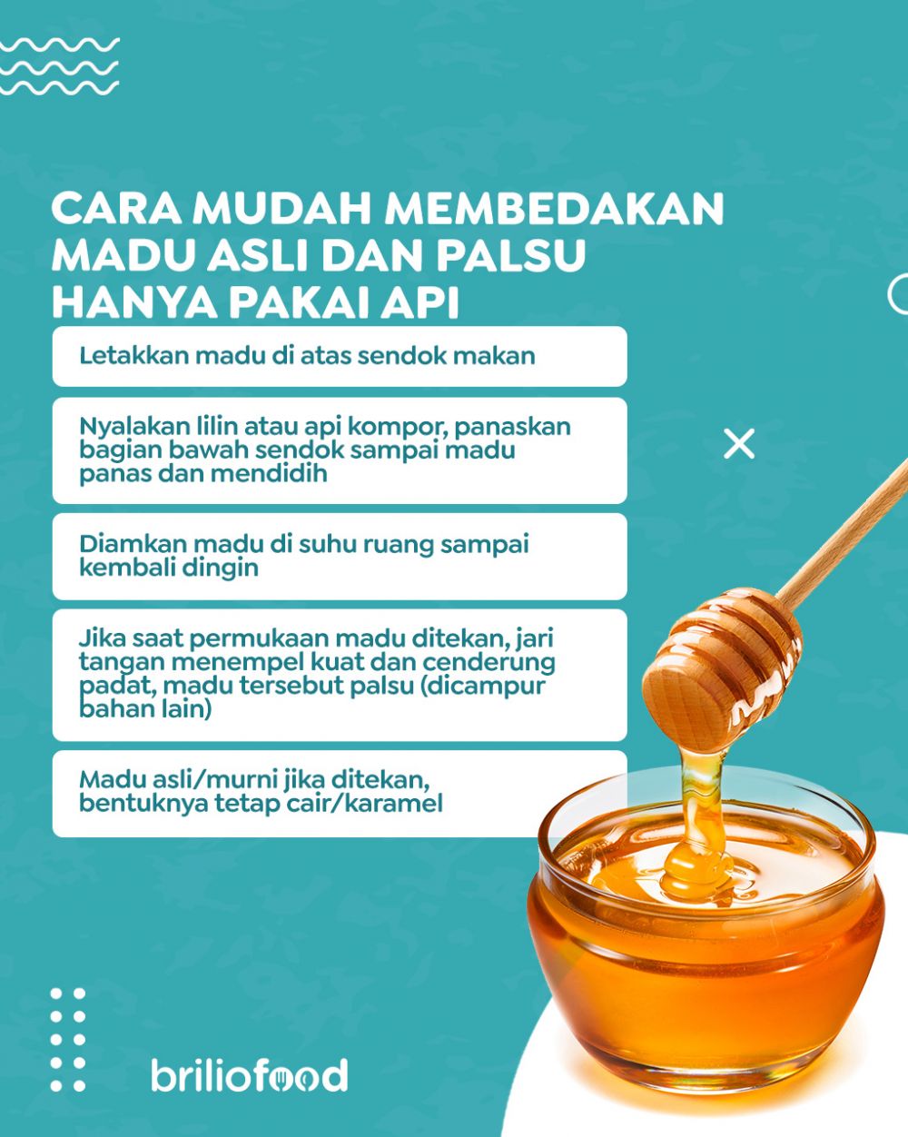 Tak perlu dicampur air, begini cara mudah membedakan madu asli dan palsu