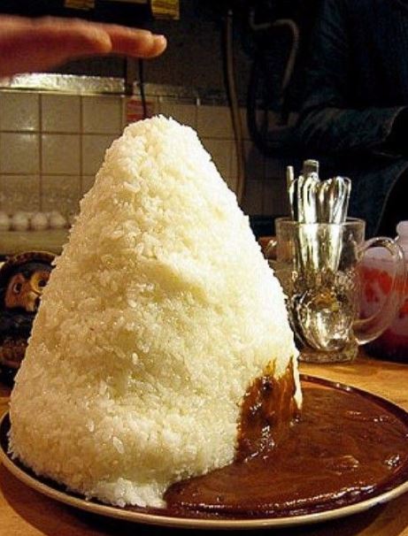 potret kocak porsi nasi Berbagai sumber