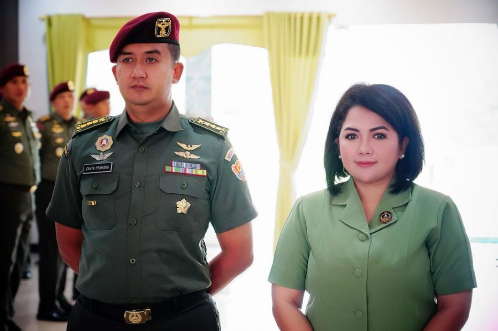 Dulu juara Indonesian Idol kini dinikahi Perwira TNI, ini 11 potret Joy Tobing saat berseragam Persit