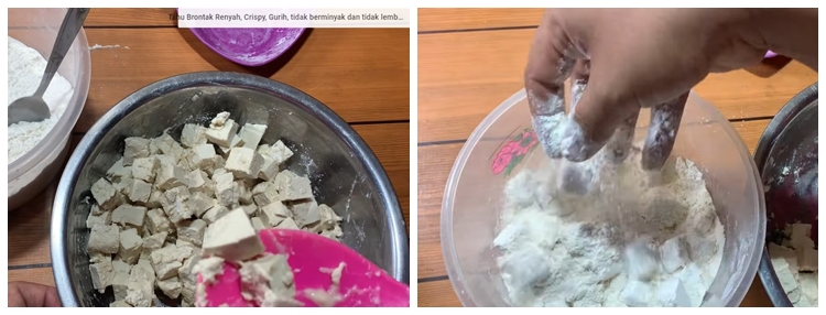 Cukup tambah 2 bahan dapur, ini trik membuat tahu krispi lebih renyah dan tak menyerap banyak minyak