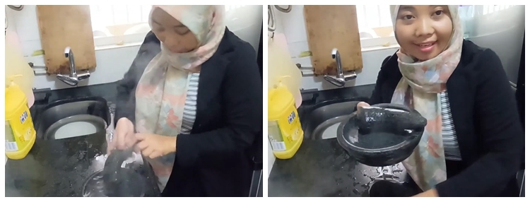 Trik memakai cobek batu baru agar tak berpasir dan aman digunakan, jangan dicuci pakai sabun